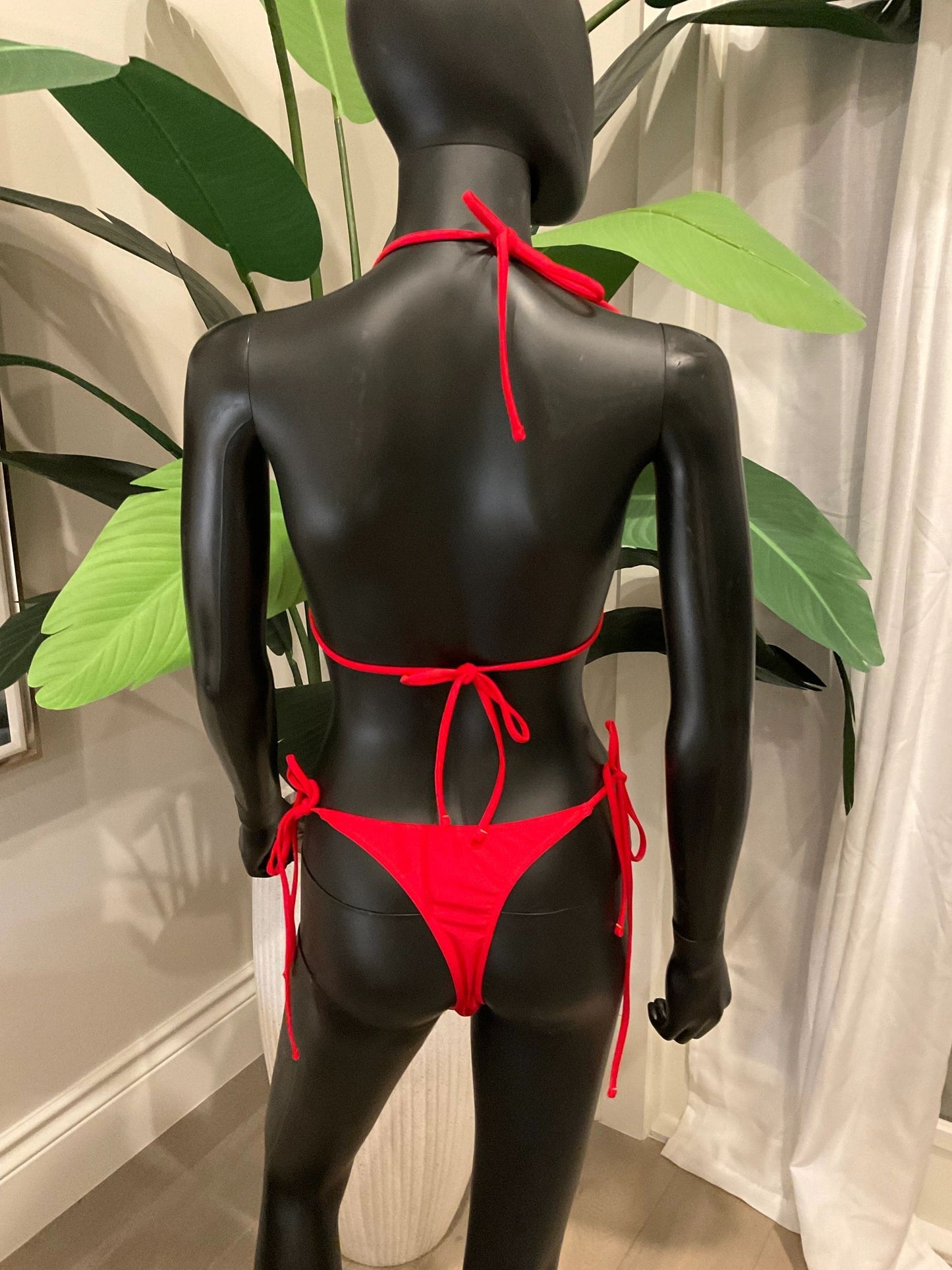 Red Bikini with Charming Bikinis Poker Charm!