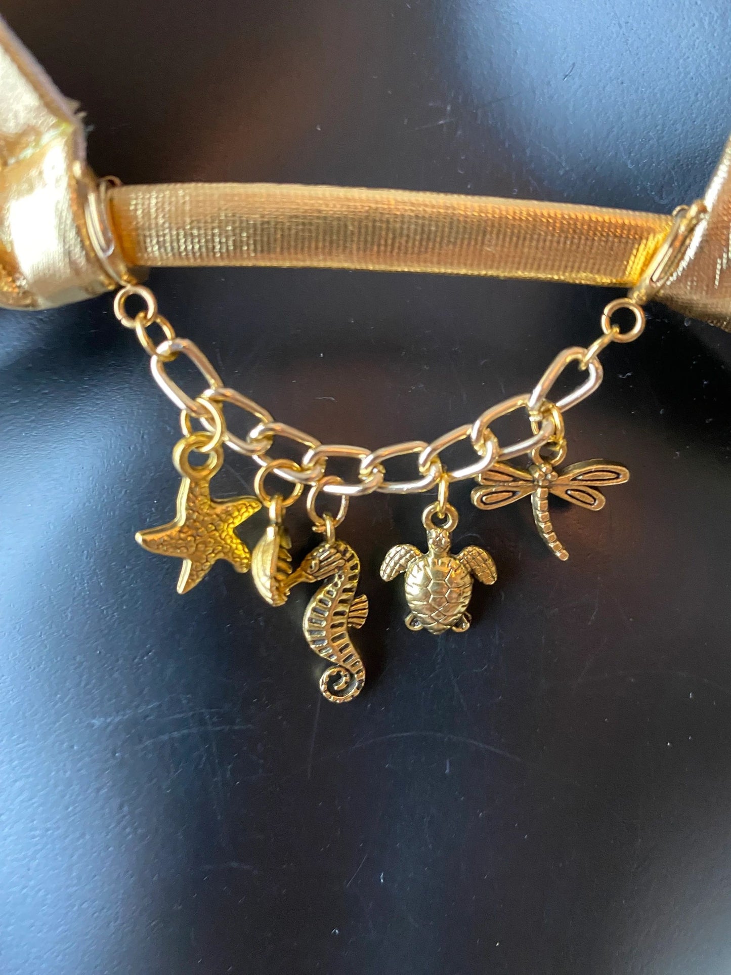 Gold Bikini with Charming Bikini Charms!