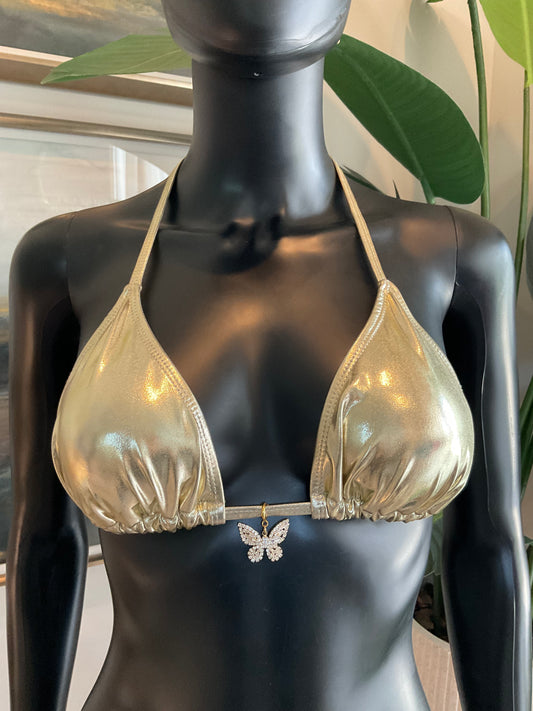 Charming Bikinis Rhinestone Butterfly Charm!