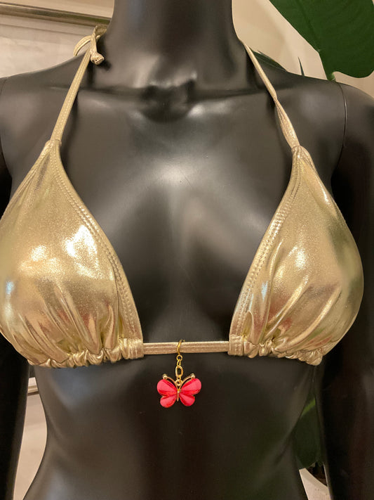 Charming Bikinis Red Butterfly Charm!