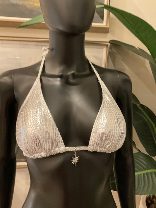 Charming Bikinis Silver Burst Charm!