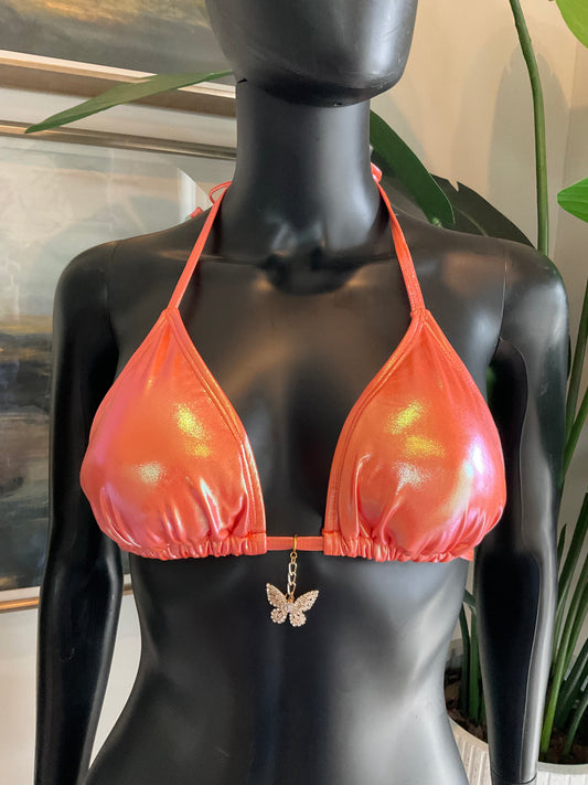 Charming Bikinis Rhinestone Butterfly on a Chain Charm!