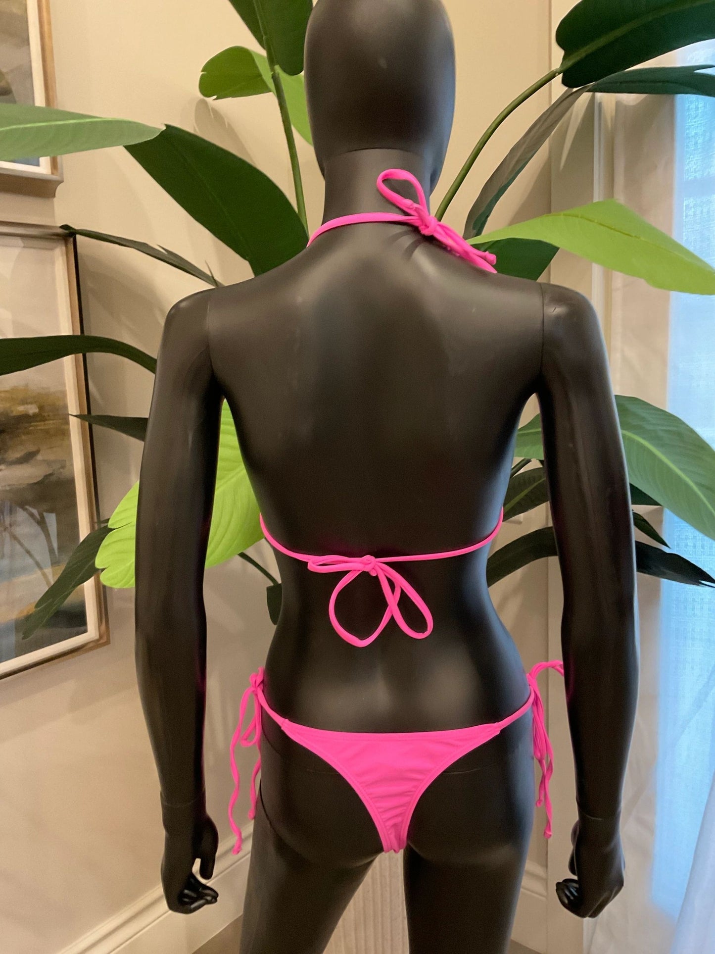 Pink Bikini with Charming Bikinis Elegance Chain Charm!